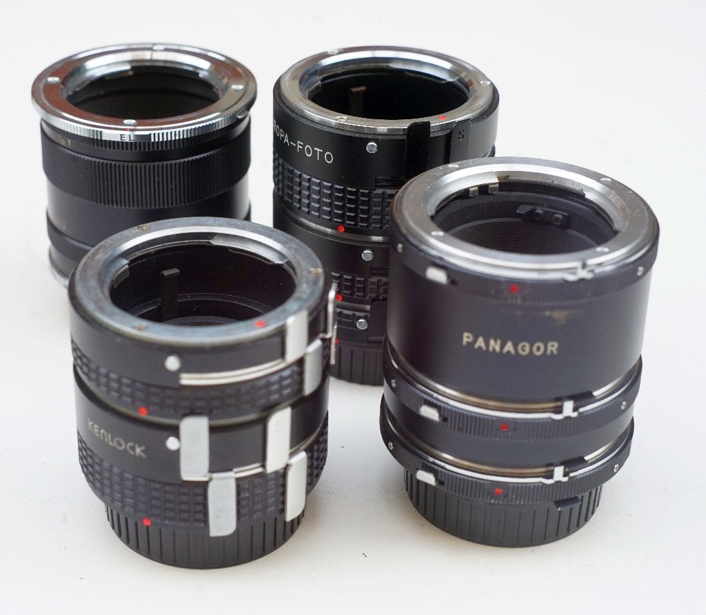 Minolta MD Macro tube's tussenring e.a. MD mount accessoires, Verzamelen, Ophalen of Verzenden, Lens of Lenzen