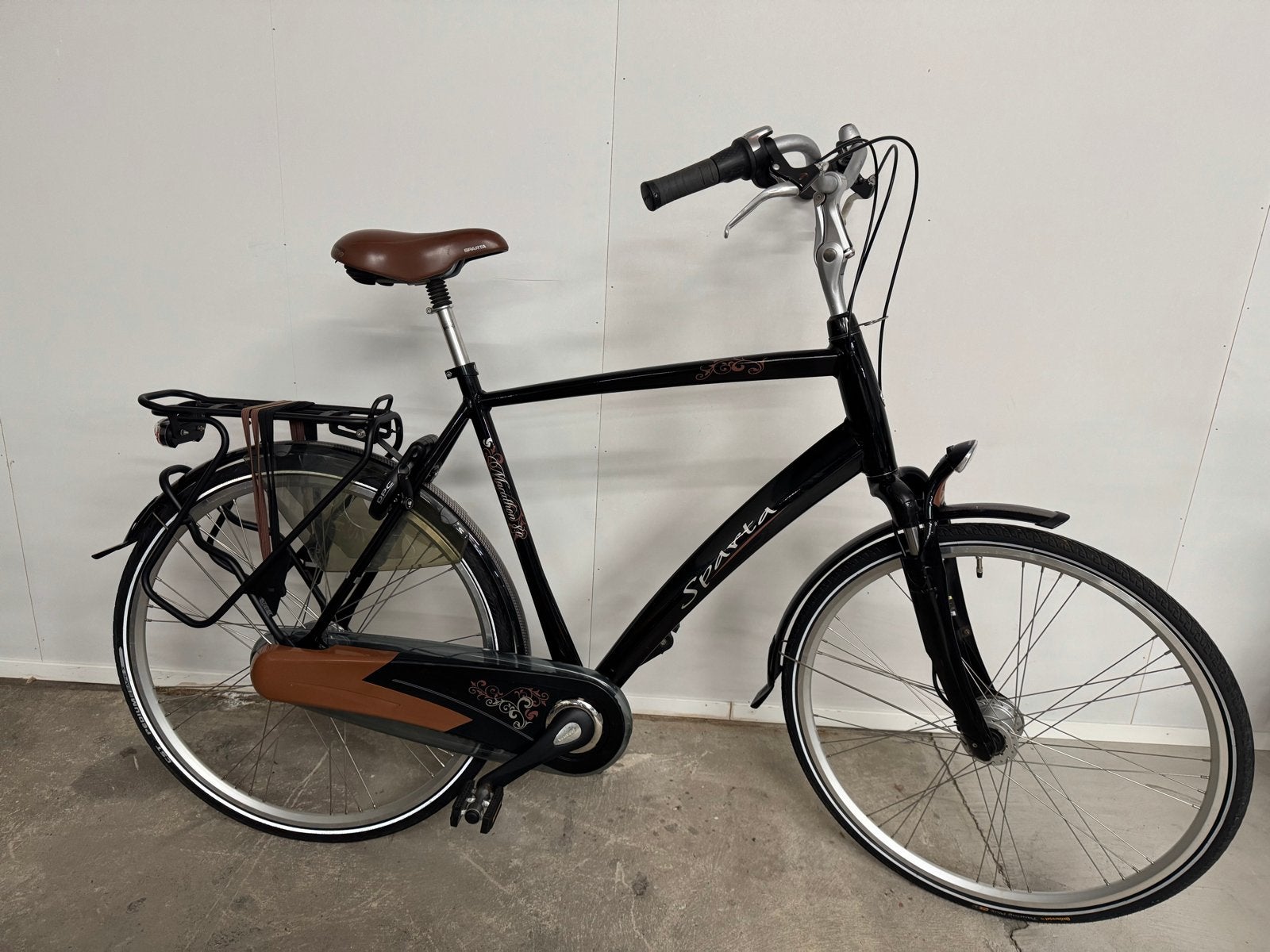 Nette Sparta herenfiets Zwart, Z.g.a.n., Sparta, Versnellingen, Ophalen of Verzenden, Zo goed als nieuw