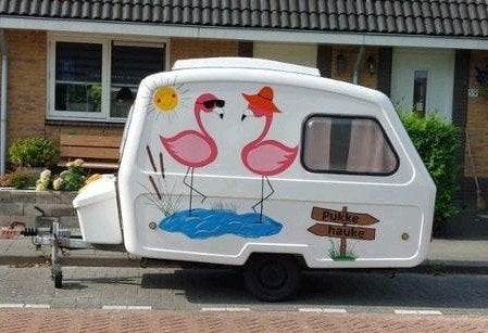 te koop leuke en unieke Predom N126D incl voortent en hoes, Koelkast, Tot en met 2, Particulier, 500 - 750 kg