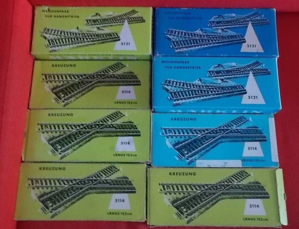 M rails HO wissels en kruisingen, Gelijkstroom, Nieuw, Rails, Ophalen of Verzenden