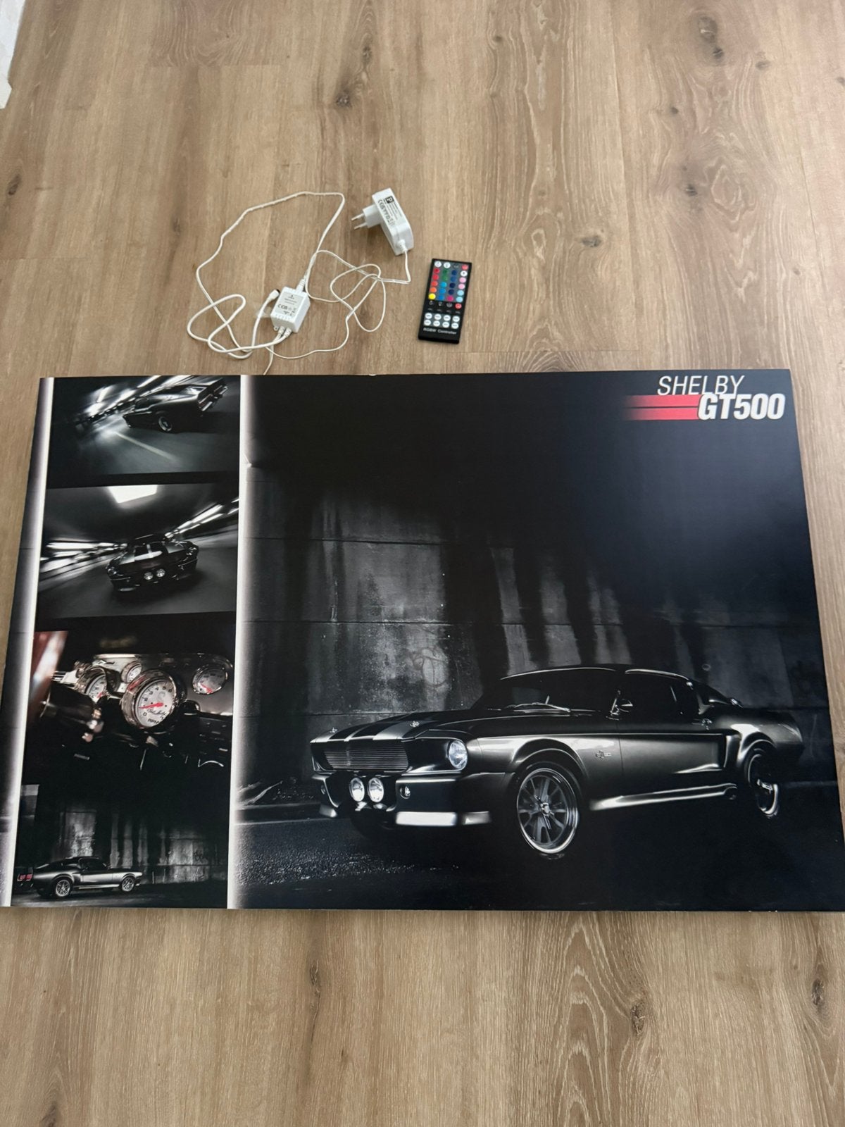 Canvas Shelby GT500, met ledverlichting!, Ophalen, Zo goed als nieuw
