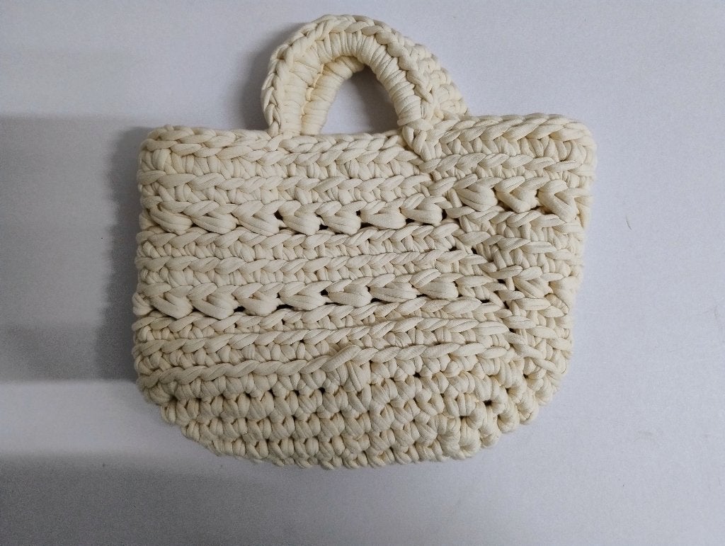 nieuwe gehaakte ecru tas, Ophalen of Verzenden, Nieuw, Haken, Overige typen