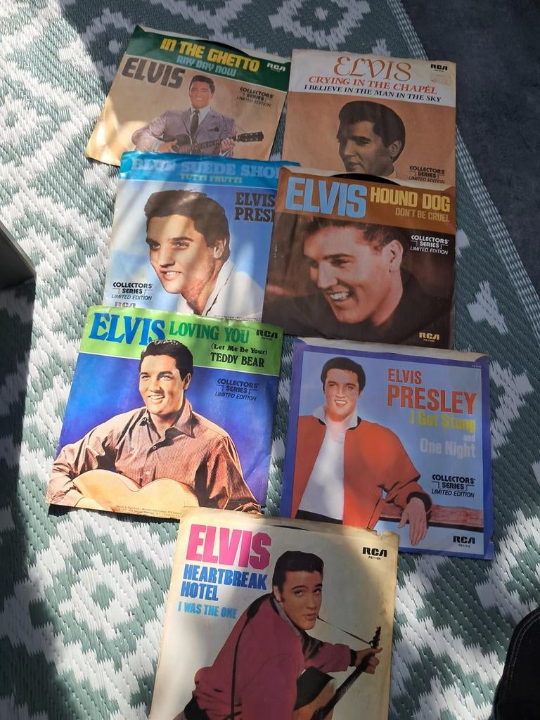 Elvis Presley Singles Collectie - 7 inch vinyl, Gebruikt, 7 inch, Single, Ophalen of Verzenden
