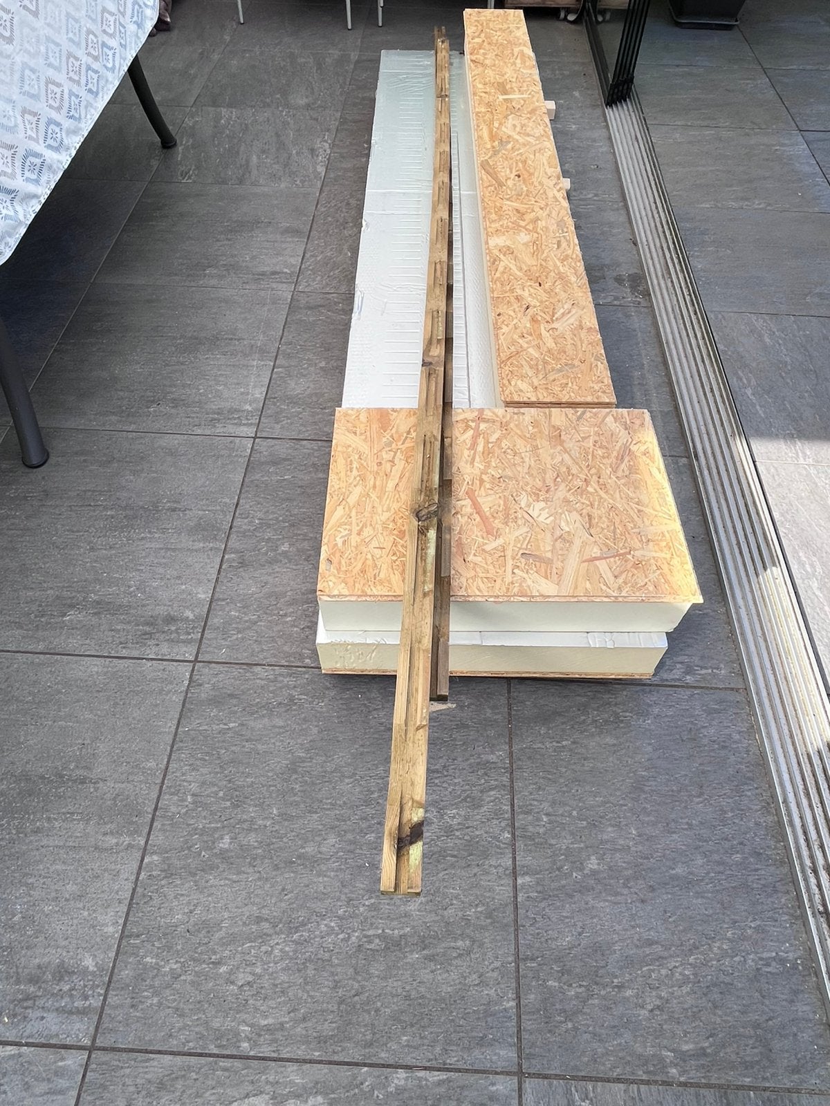 Te koop 1 pir osb plaat 2 ventilatie latten, Ophalen, Muurisolatie, Nieuw, Hardschuim (Pir)