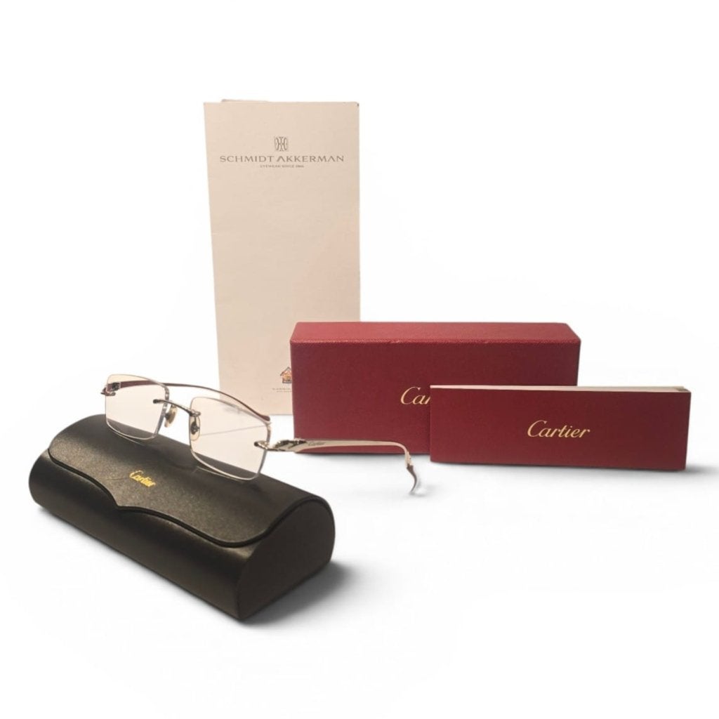 Cartier CT0058O Panthère Bril Zilver 130 | Op Sterkte, Cartier, Gebruikt, Support@cartier.com, 13 Rue de la Paix, 75002 Paris
France