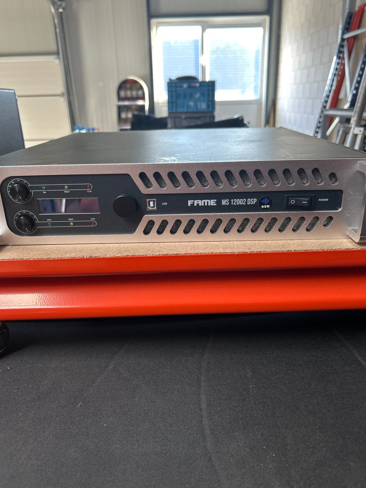 FAME MS 12002 DSP Eindversterker, 120 watt of meer, Ophalen, Overige merken, Gebruikt