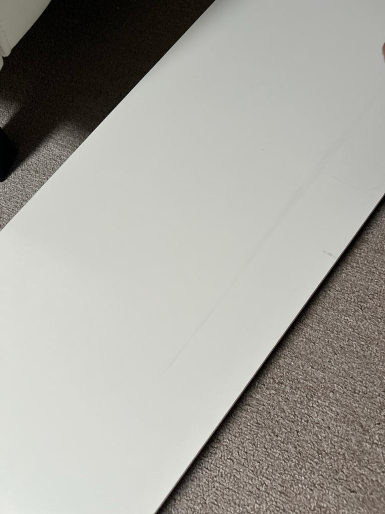 Ikea Lack plank wit 190x26 cm met metalen steun, Ophalen, Gebruikt