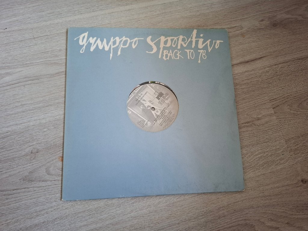 LP Gruppo Sportivo – Back To 78., LP, Gebruikt, Ophalen of Verzenden, Beschermende buitenhoes