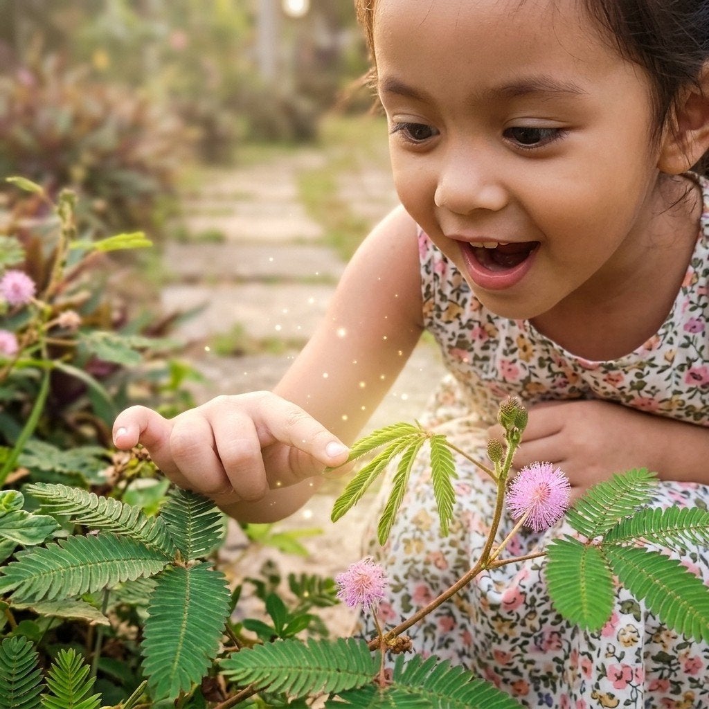 Kruidje-roer-mij-niet (Mimosa pudica), Overige soorten, Volle zon, Vaste plant, Ophalen of Verzenden