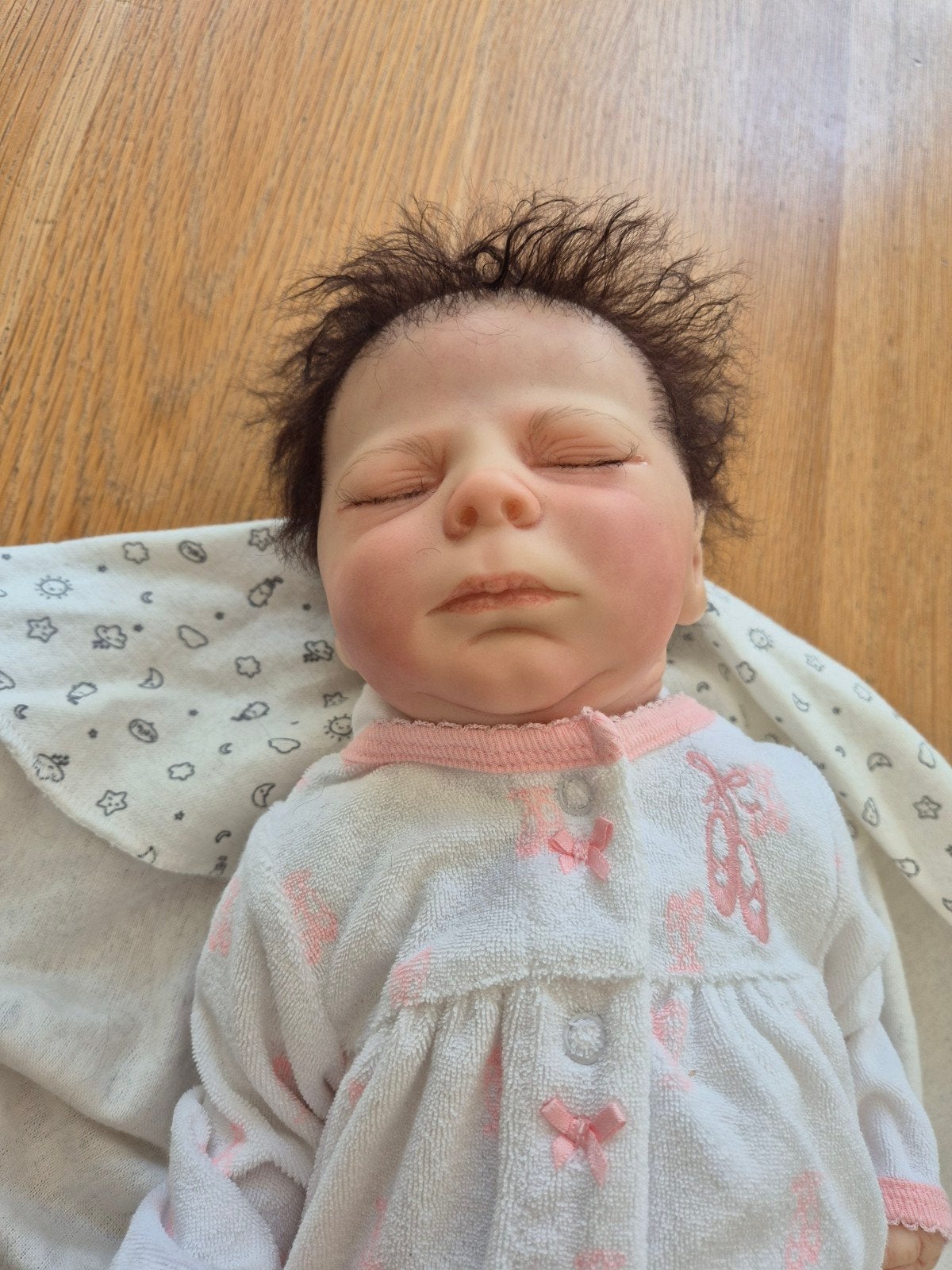 Reborn Kase asleep van Denise Pratt, Ophalen of Verzenden, Zo goed als nieuw, Pop