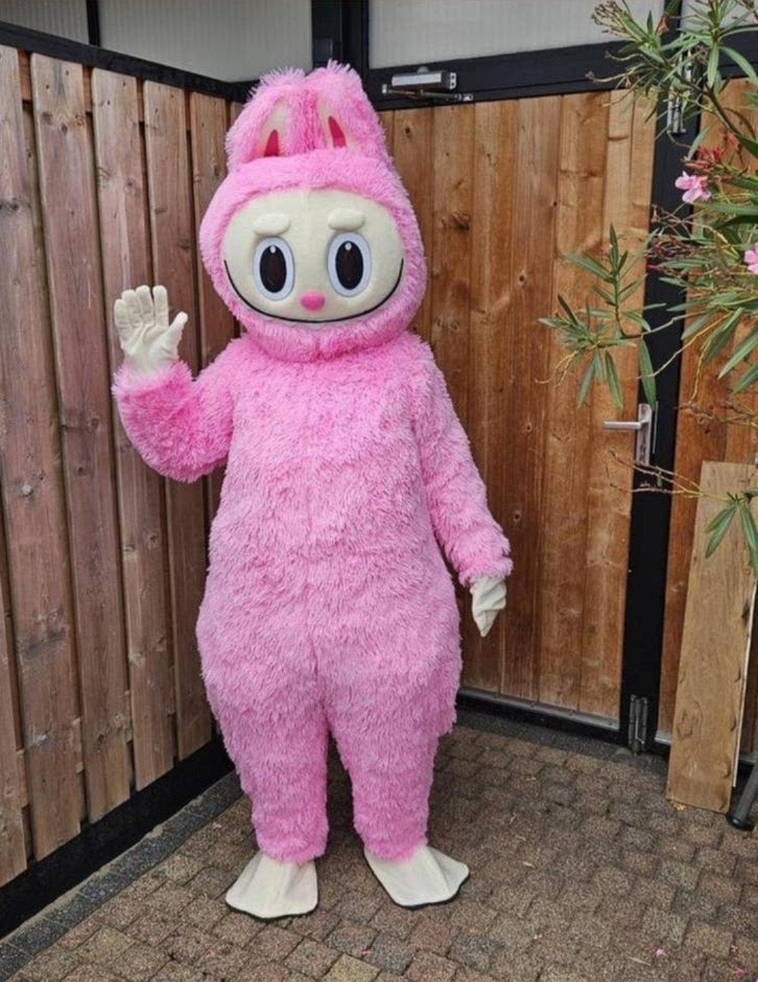 reuze Mascotte pak van labubu🤪 te huur, Ophalen of Verzenden, Zo goed als nieuw, Overige