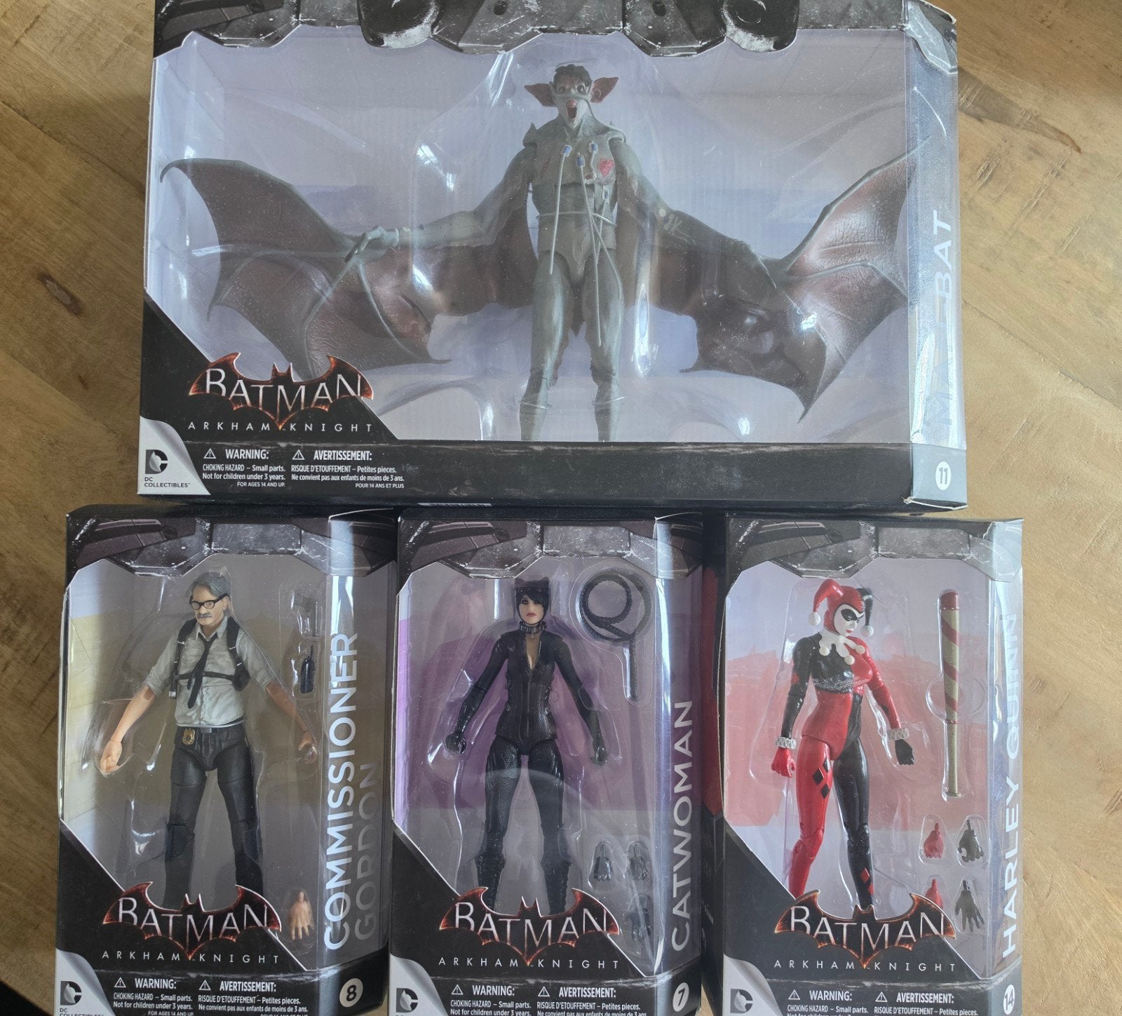 Batman Arkham Knight actiefiguren set (4 stuks), Ophalen of Verzenden, Zo goed als nieuw