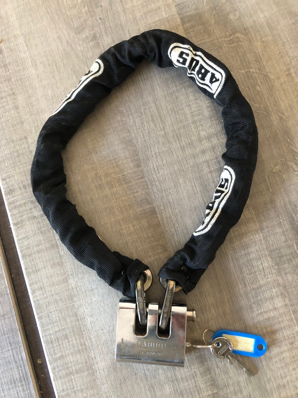 ABUS 92W/65 kettingslot te koop, ongebruikt, Ophalen, Zo goed als nieuw