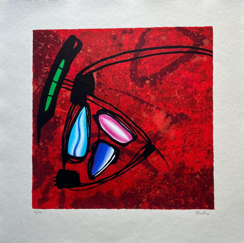 Zeefdruk Werner Pantki, Antiek en Kunst, Verzenden