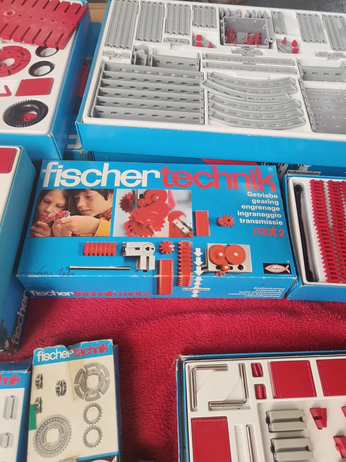 Grote collectie Fischertechnik bouwdozen en onderdelen, Ophalen, Gebruikt, Overige merken