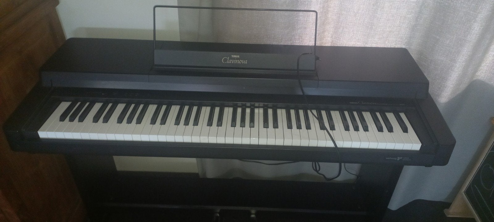 Yamaha Clavinova Digitaal Piano Zwart, Muziek en Instrumenten, Gebruikt, Zwart, Digitaal, Ophalen of Verzenden
