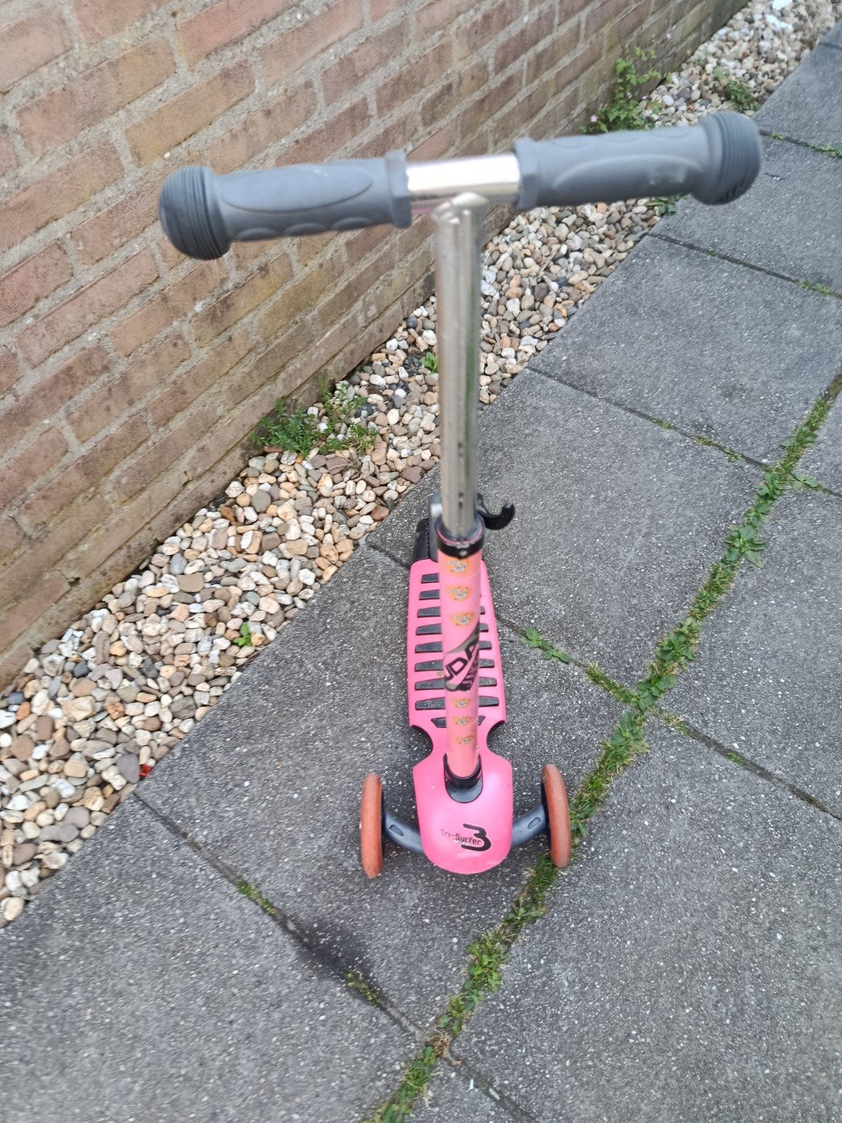 Nijdam Tri-Surfer Junior Driewiel Step – Roze, Fietsen en Brommers, Steps, Ophalen, Gebruikt, Gewone step, Tri-Surfer