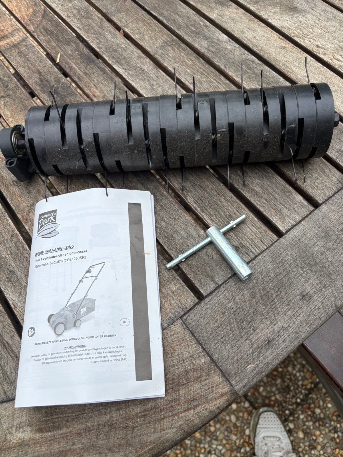 onderdeel van een verticuteermachine., Tuin en Terras, Verticuteermachines, Ophalen of Verzenden, Nieuw, Elektrisch