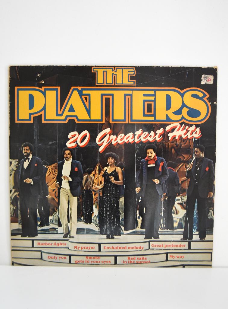 LP The Platters, '20 Greatest hits' in erg goede staat, Cd's en Dvd's, Vinyl | R&B en Soul, Inclusief binnenhoes, Ophalen of Verzenden