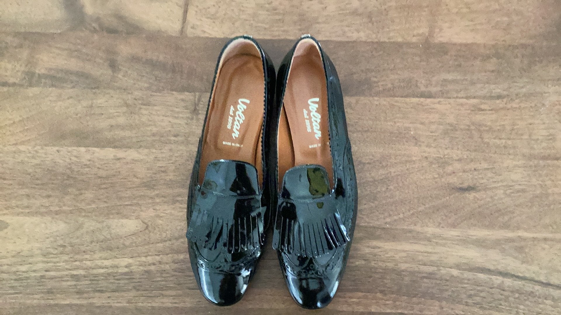 Voltan schoenen maat 40 zwart lakleer nieuw, Nieuw, Ophalen of Verzenden, Instappers, Zwart