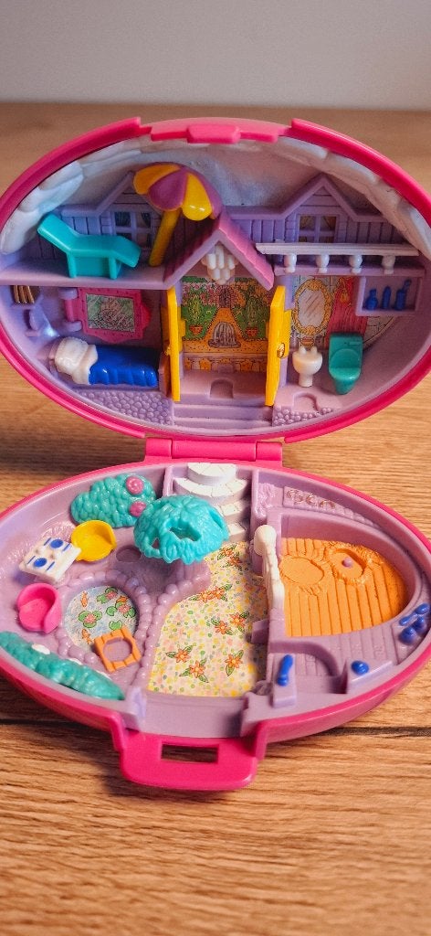 Vintage Polly Pocket Country Cottage 1995 – Compact only, Gebruikt, Info@mattel.nl, Ophalen of Verzenden, Postbus 576, 1180 AN Amstelveen,
