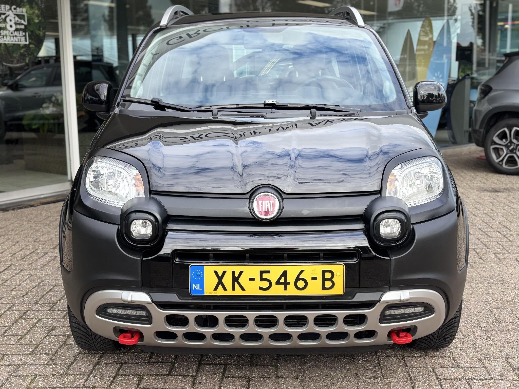 Fiat Panda 1.2 City Cross | All season | 1e eigenaar | Clima, Auto's, Voorwielaandrijving, Leder en Stof, Zwart, Bedrijf