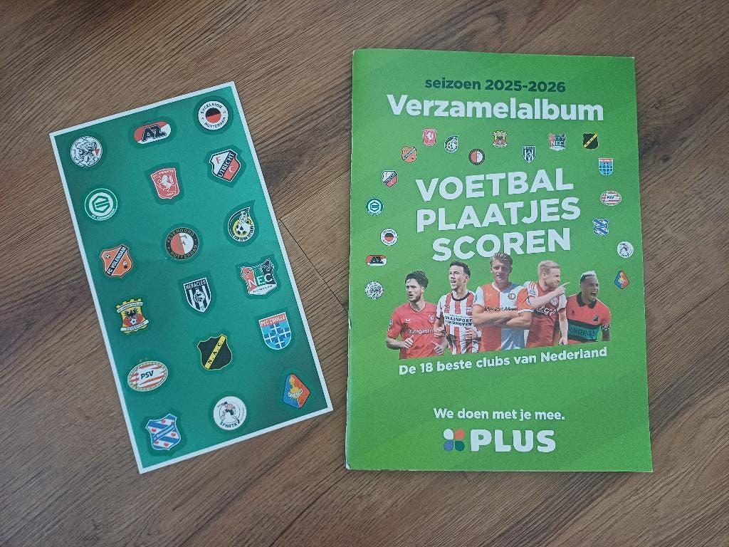 Plus verzamelalbum voetbal + stickers voetbalclubs, Plus, Ophalen