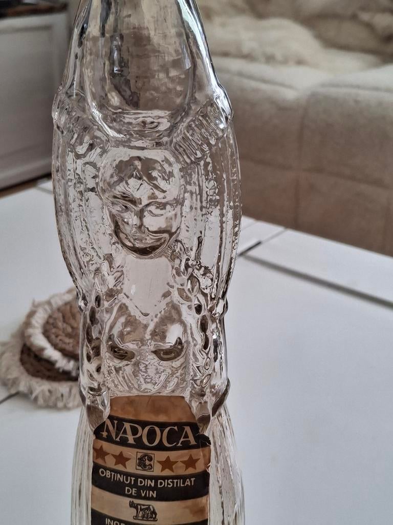 Vintage Napoca Fles old cognac  - Unieke Verzamelobject, Ophalen