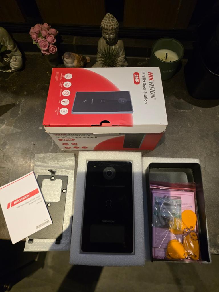 Hikvision DS-KV6133-WME1 Deurbel + Extra's zie omschrijving, Ophalen of Verzenden, Nieuw