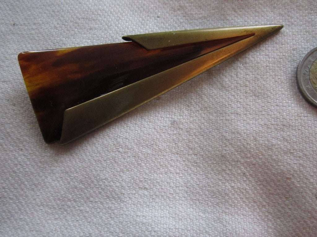 25.   Schitterende oude broche, Ophalen, Overige materialen, Broche