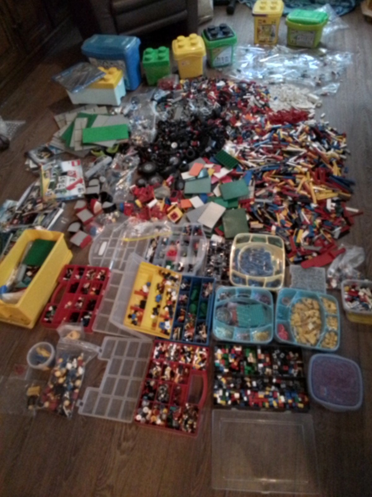 GROTE  PARTIJ  LEGO, Ophalen, Gebruikt