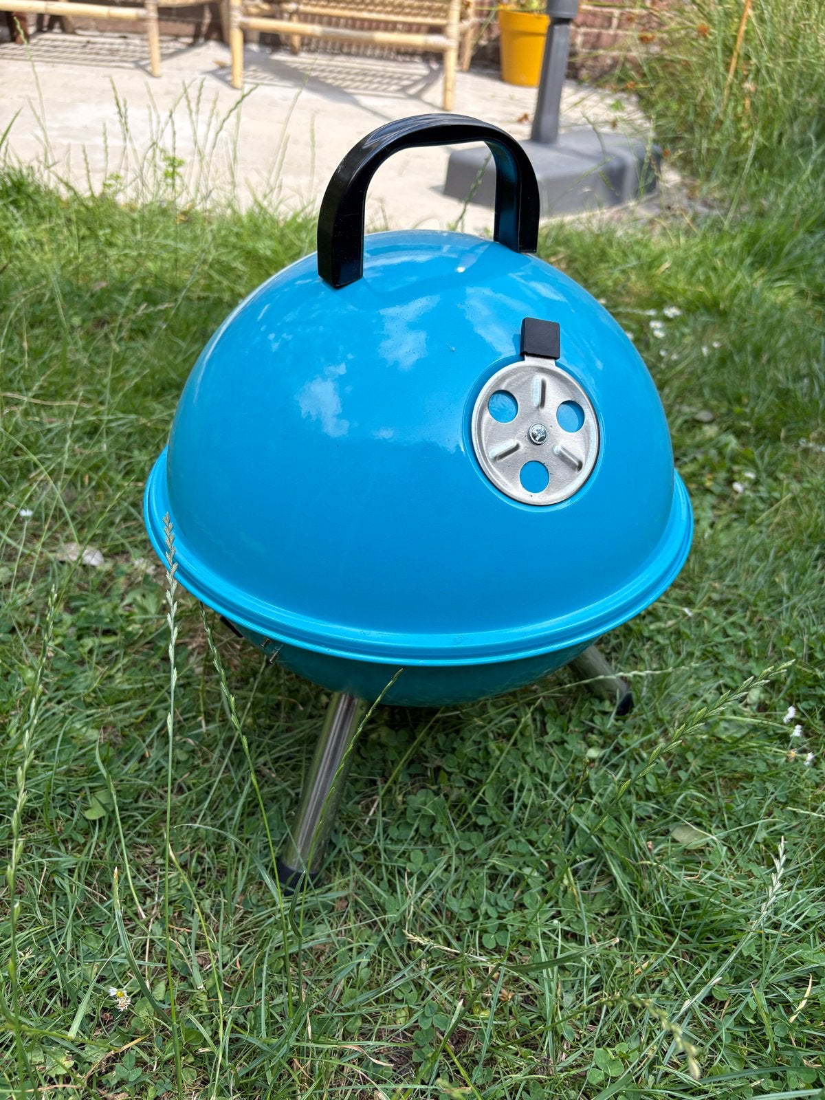 Compacte Houtskool Barbecue Ø 32 cm intratuin, Tuin en Terras, Ophalen, Nieuw, Met accessoires