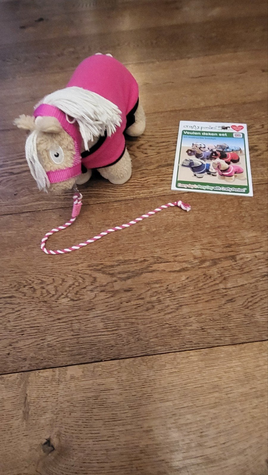 Crafty Ponies Veulen Deken Set met knuffel paardje, Paard, Overige merken, Ophalen of Verzenden, Zo goed als nieuw