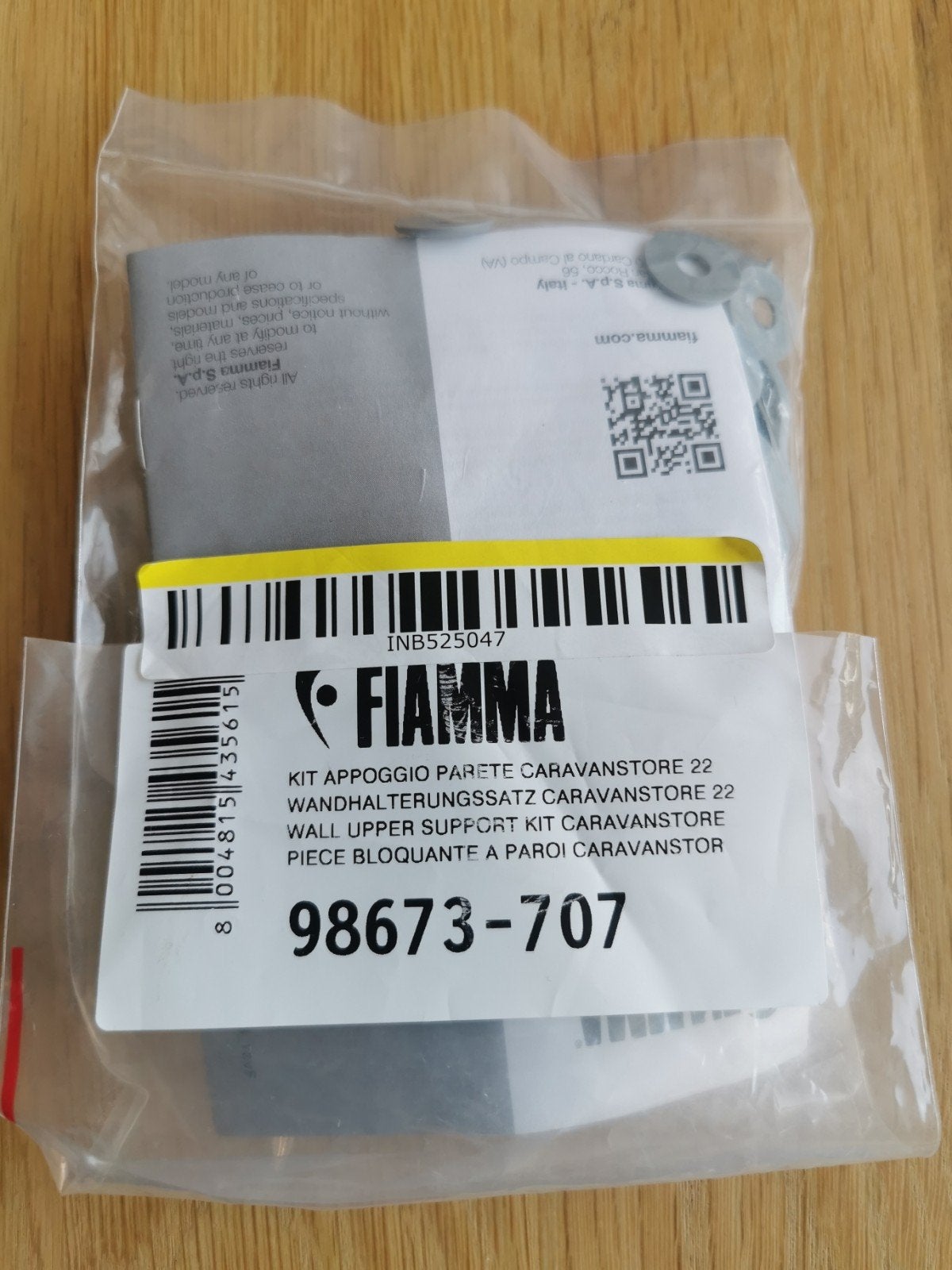 Fiamma Caravanstore 22 Wandsteun Kit 98673-707, Caravans en Kamperen, Ophalen, Nieuw