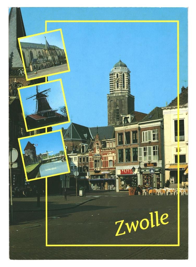 40620 Zwolle Ov 80+ Gelopen met postzegel, Ophalen of Verzenden, 1980 tot heden, Gelopen, Overijssel