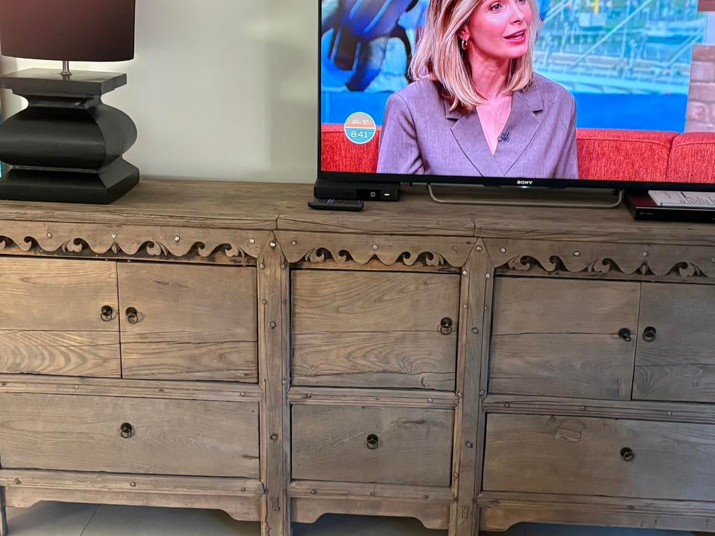 Stoer en sober en landelijk-dressoir, Huis en Inrichting, Ophalen, Zo goed als nieuw, 25 tot 50 cm