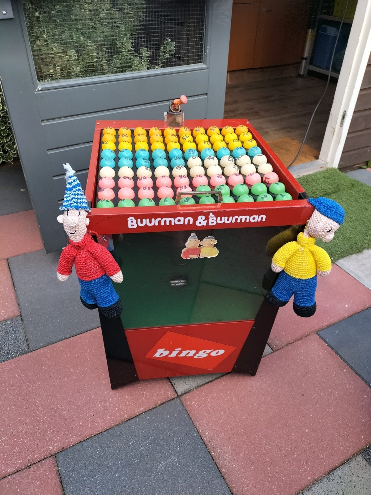 bingomachine, Ophalen, Gebruikt