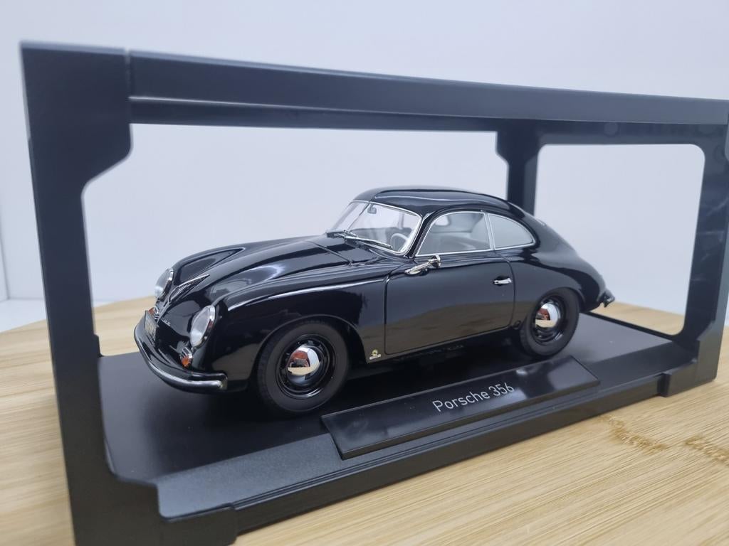 Norev Porsche 356 Coupe 1952 Zwart 1:18 Nieuw in doos!, Auto, Nieuw, Norev, Ophalen of Verzenden