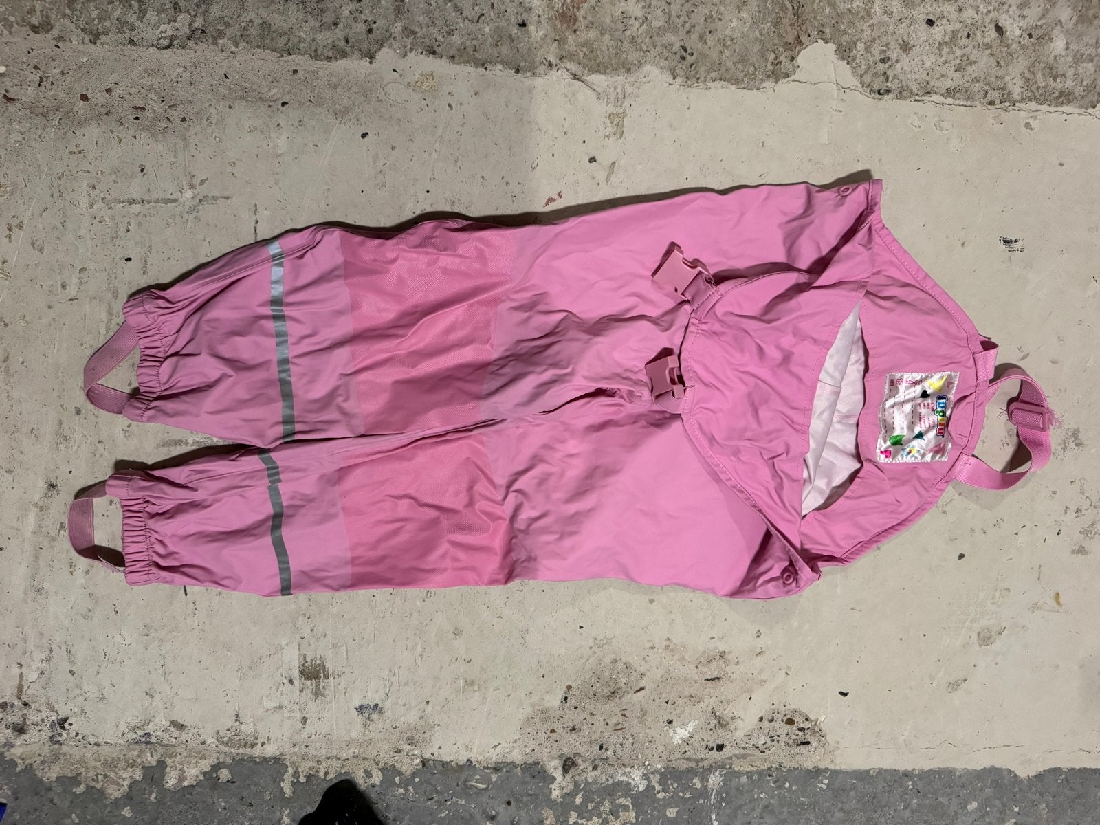 Roze regenbroek Lupilu maat 98/104, Gebruikt, Maat 98, Meisje, Ophalen of Verzenden
