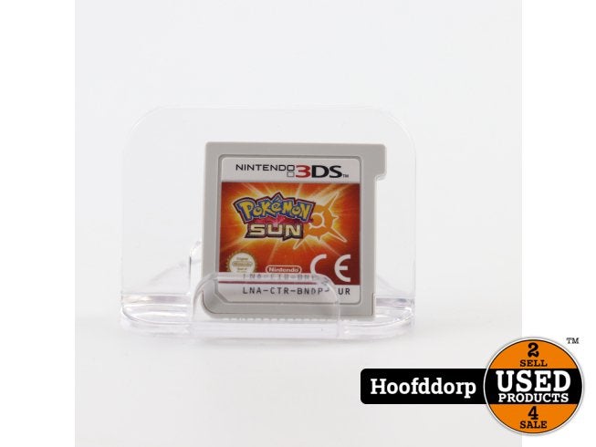 Nintendo 3DS Game: Pokemon Sun (Losse Card), Nintendo, Zo goed als nieuw, Support@nintendo.com, 11-1 Hokotate-cho, Kamitoba, Minami-ku
Kyoto 601-8501
Japan