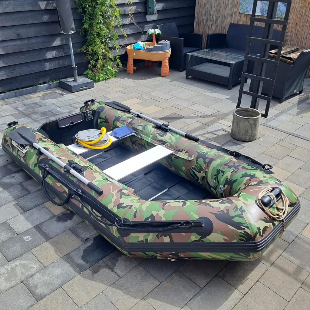 Rubberboot Aquaparx 280PRO MKII Camouflage, Watersport en Boten, Ophalen of Verzenden, Zo goed als nieuw, Overige typen