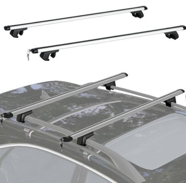 ZGAN HOMCOM Autodakdrager - Aluminiumlegering, Auto diversen, Dakdragers, Ophalen of Verzenden, Zo goed als nieuw