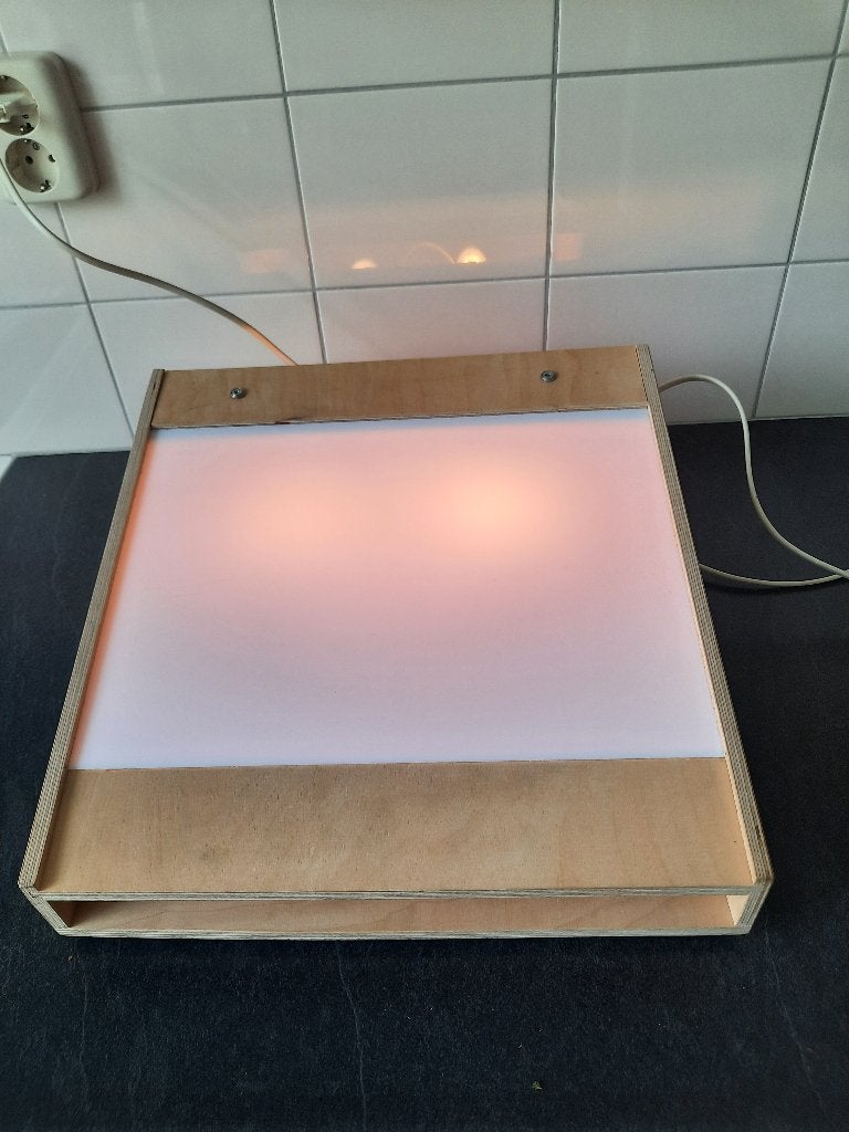 Lichtbak Knutselen, Ophalen of Verzenden, Gebruikt