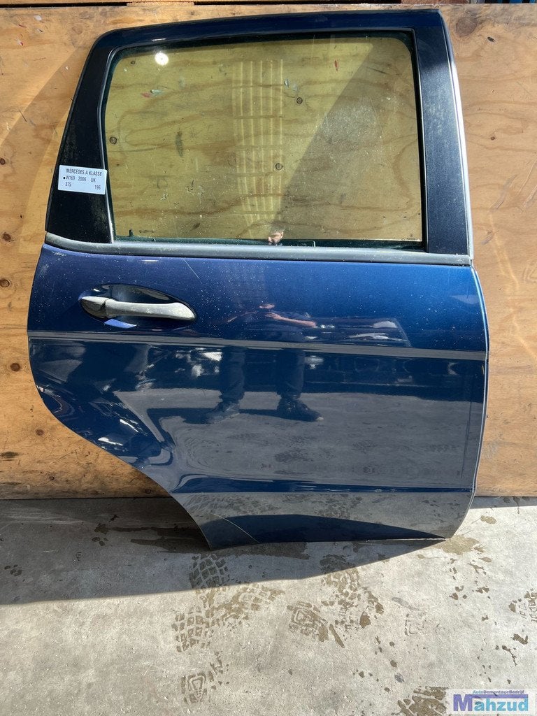 MERCEDES A KLASSE W169 Blauw 375 Rechts achter deur 2004-201, Auto-onderdelen, Gebruikt, Mercedes-Benz AG, Deur, Mercedes-Benz