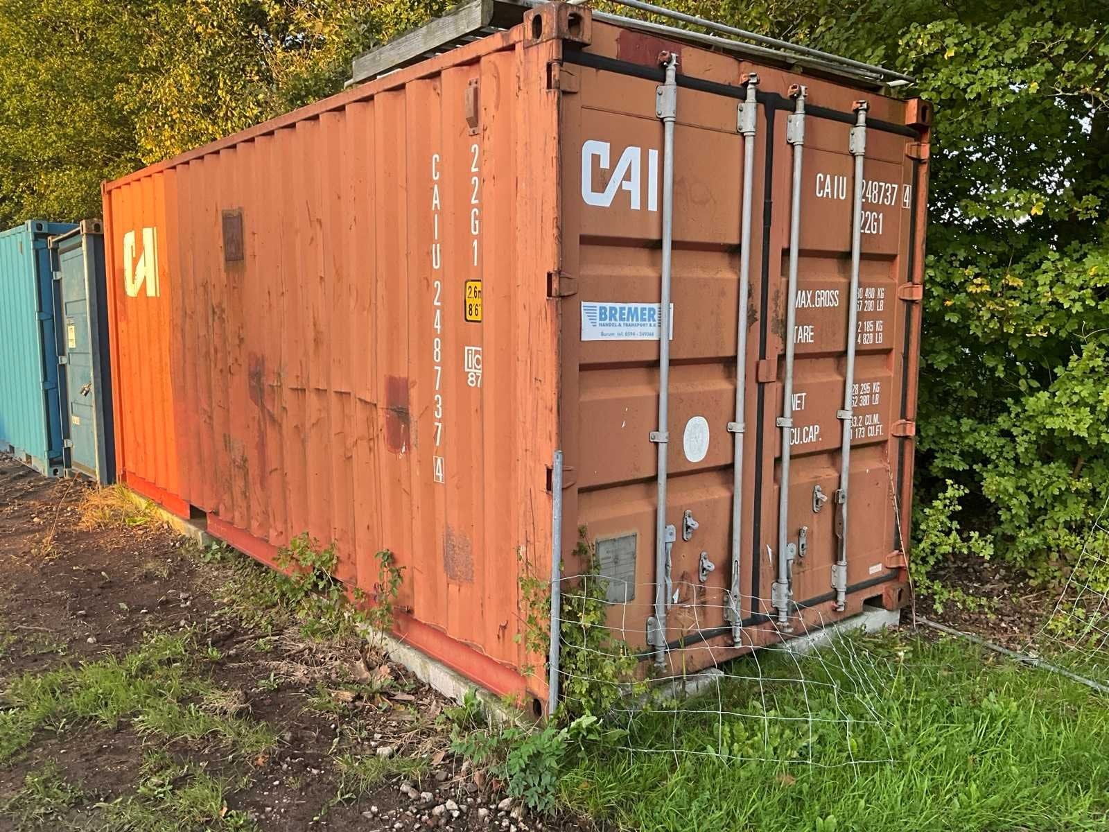 CAIU - 20 ft - Opslagcontainer / zeecontainer