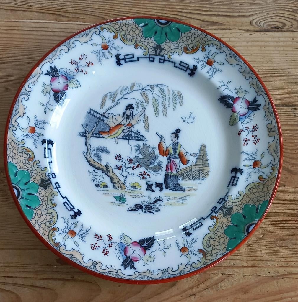 Chinees bord petrus regout Timor maastricht, Antiek en Kunst, Ophalen of Verzenden