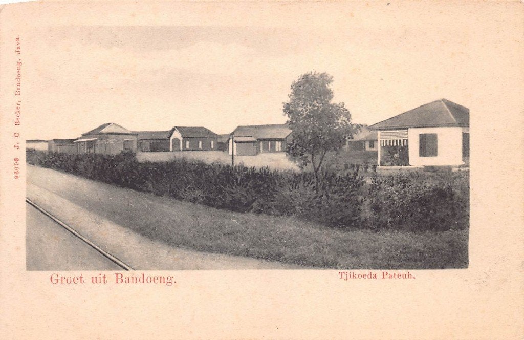 616 Nederlands Indië  -  Groet uit Bandoeng, Ophalen of Verzenden, Voor 1920, Ongelopen, Buiten Europa