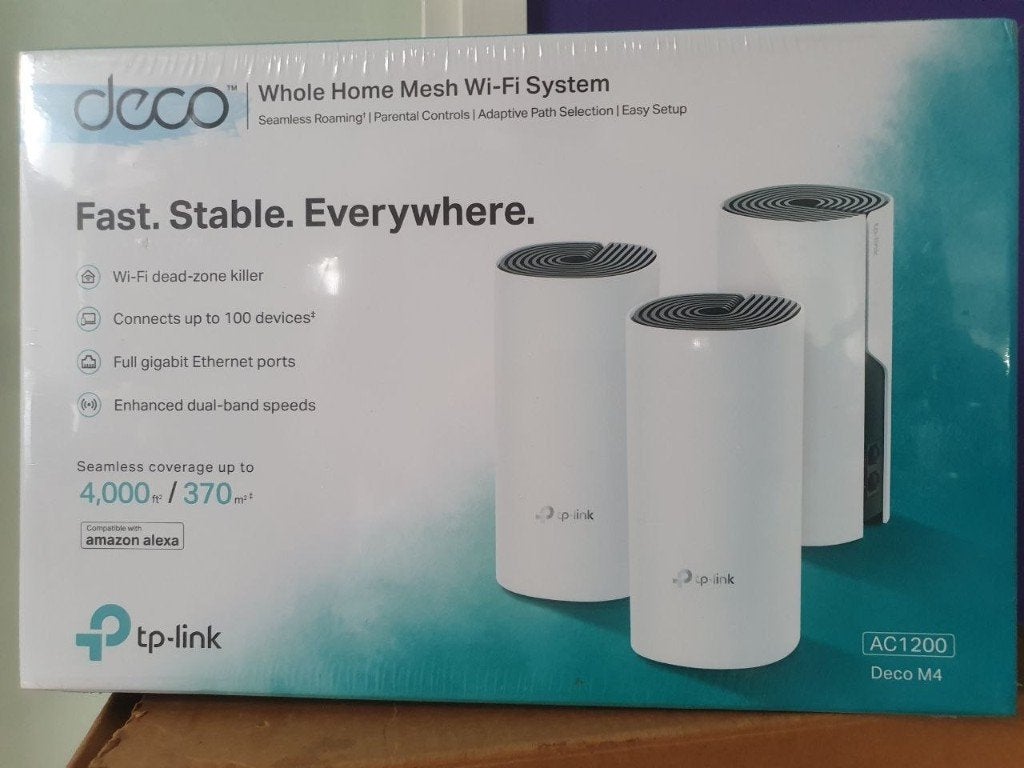 TP Link Deco M4 3-pack nieuw in doos!, Ophalen of Verzenden, Nieuw, Deco TP Link