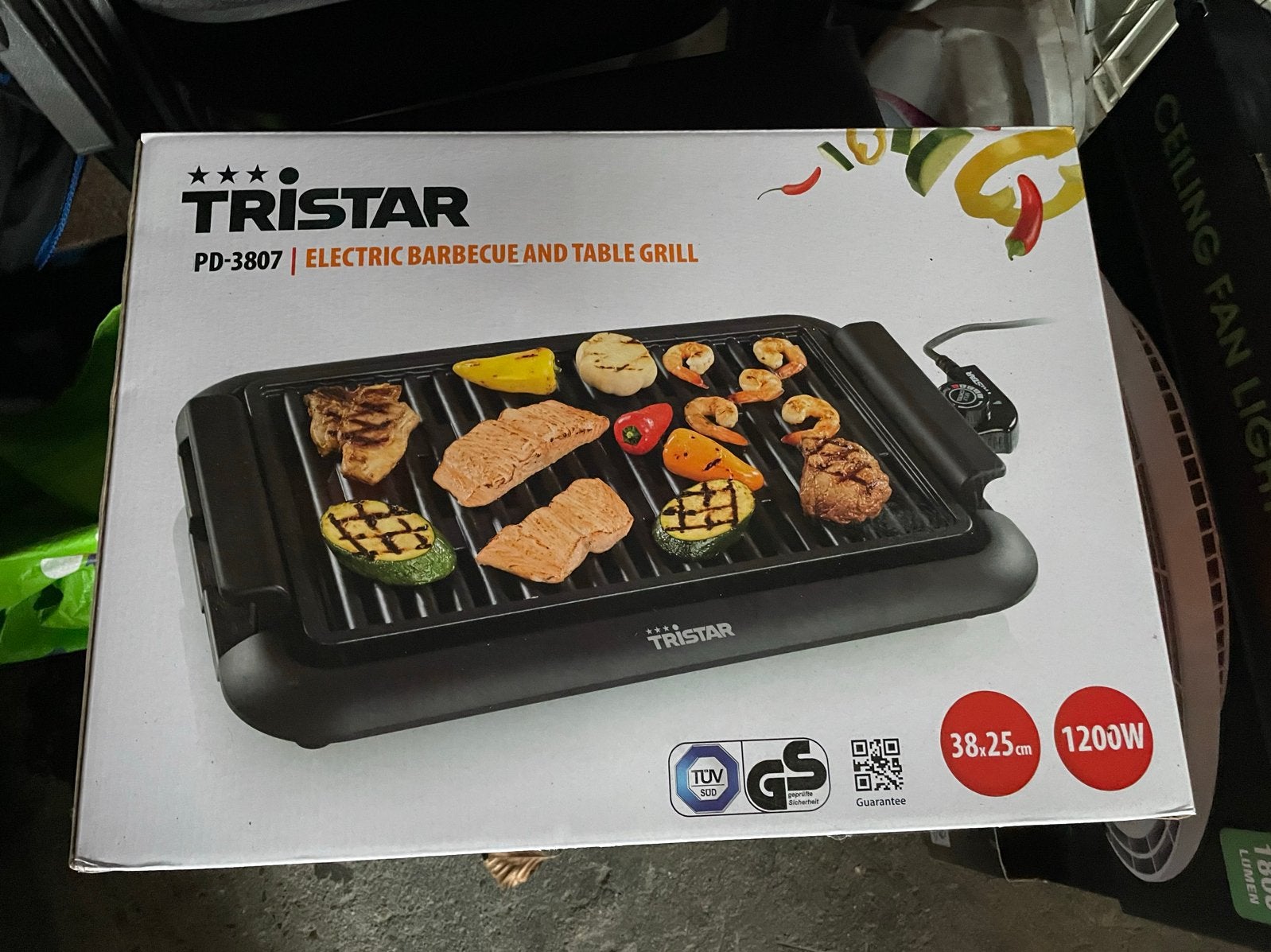 Tristar Elektrische Barbecue en Tafelgrill, Ophalen, Zo goed als nieuw