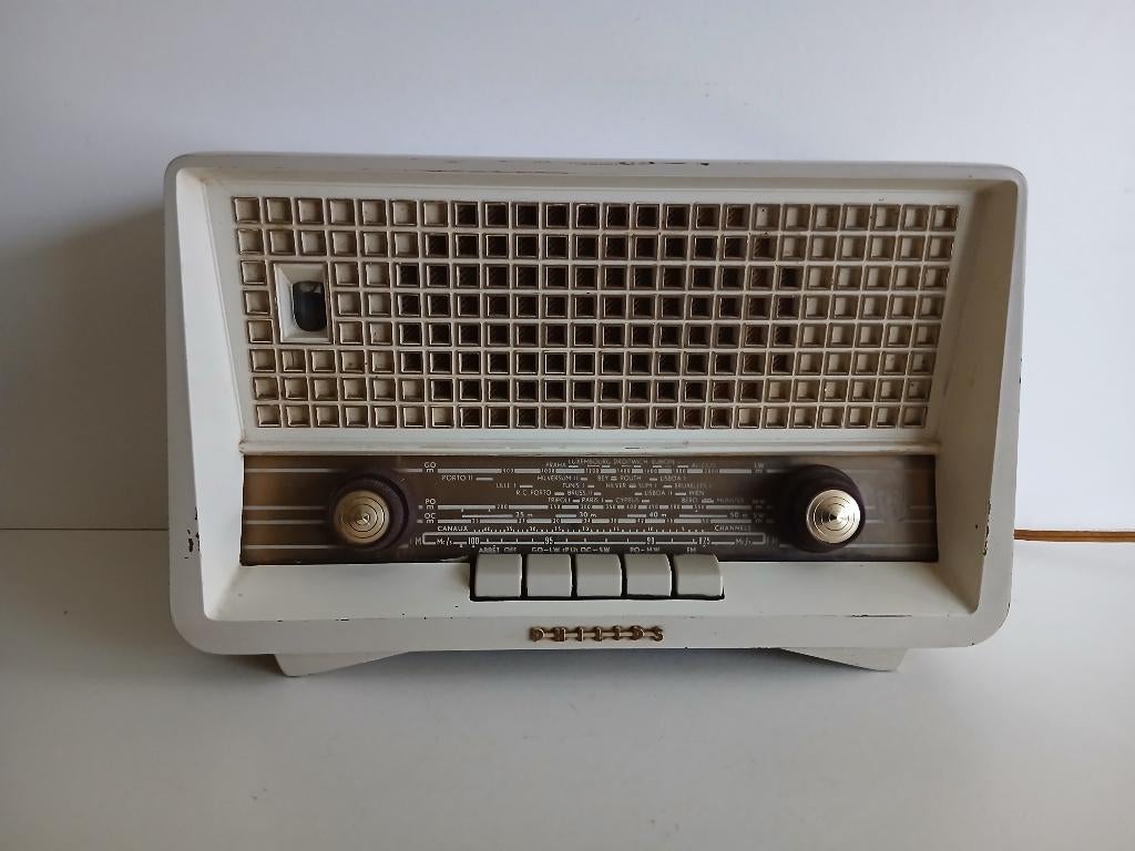 Philips Radio B3X82U – 1958, Antiek en Kunst, Antiek | Tv's en Audio, Ophalen of Verzenden